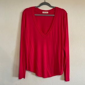 FREE PEOPLE WE THE FREE Moon Dance long sleeve tee shirt large